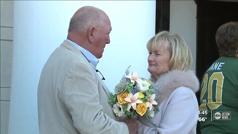 Polk County holds group wedding on Valentine's Day