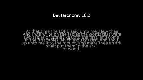 Deuteronomy Chapter 10