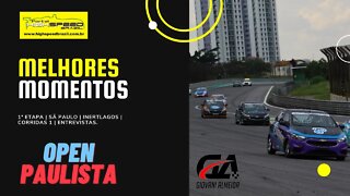 Open Paulista | Giovani Almeida | Melhores Momentos | 1ª Etapa | Interlagos | Corridas 1.