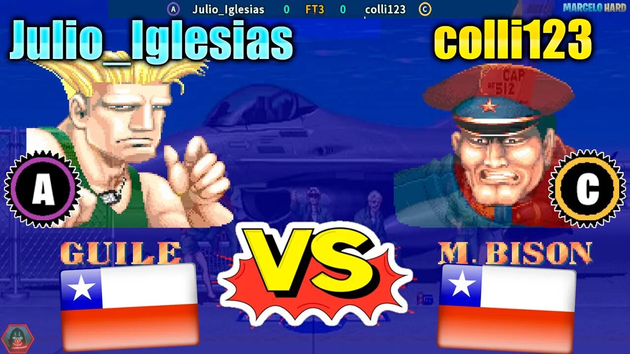 Street Fighter II': Champion Edition (Julio_Iglesias Vs. colli123) [Chile Vs. Chile]