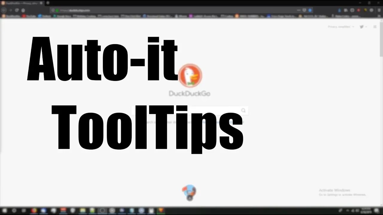 Autoit: ToolTips