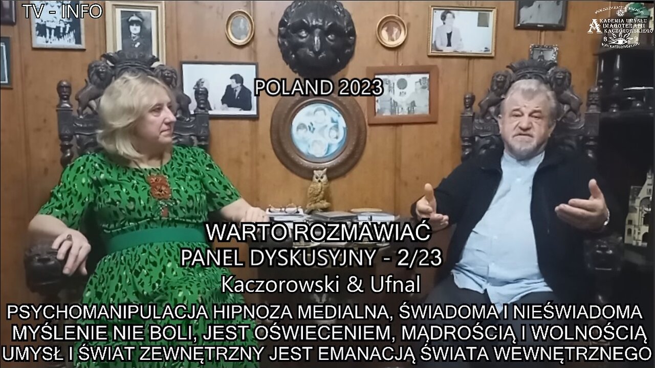 PSYCHOMANIPULACJA HIPNOZA MEDIALNA,ŚWIADOMA I NIEŚWIADOMA,MYŚLENIE NIE BOLI/TV INFO 2023