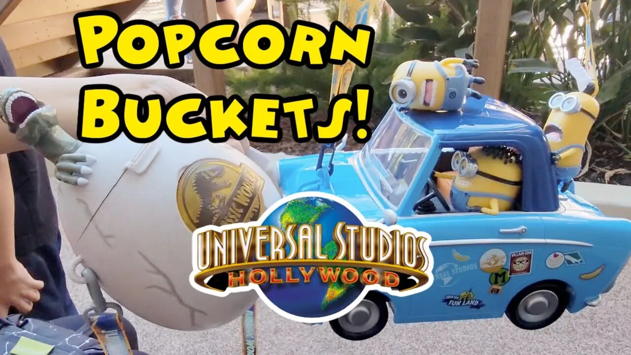 Popcorn Buckets At Universal Studios Hollywood