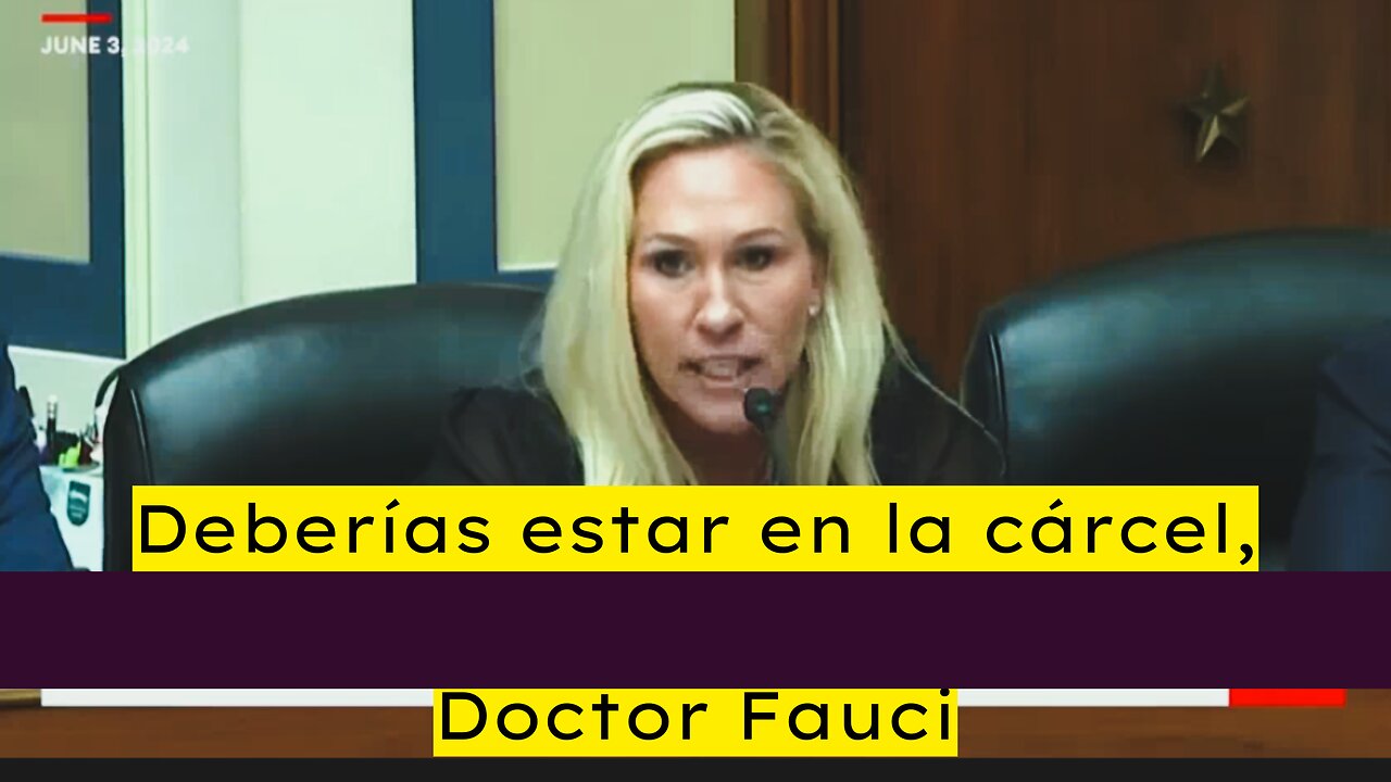 TU PERTENECE A LA CÁRCEL, DR. FAUCI - Toda la Confrontación de FAUCI y MTG en el Senado