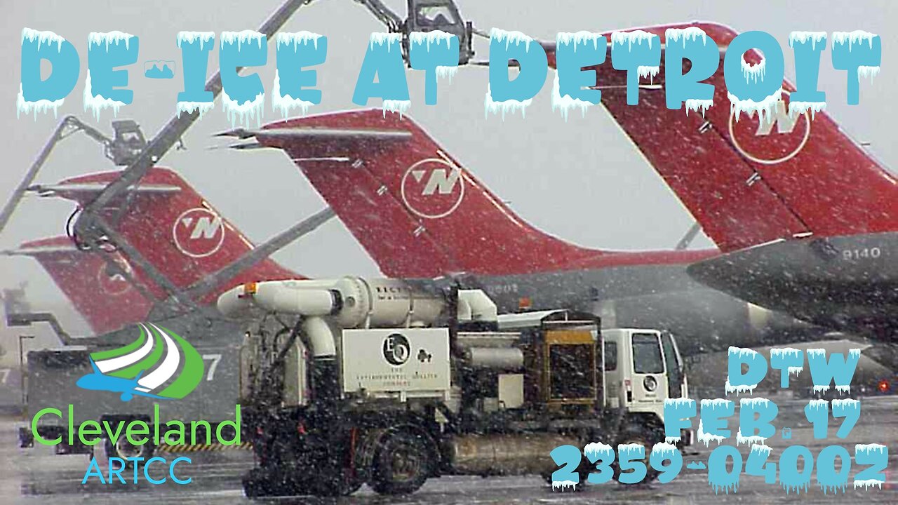 De-ice at Detroit | Approach & Landing in Detroit | Delta 1005 | VATSIM Event (Full ATC)