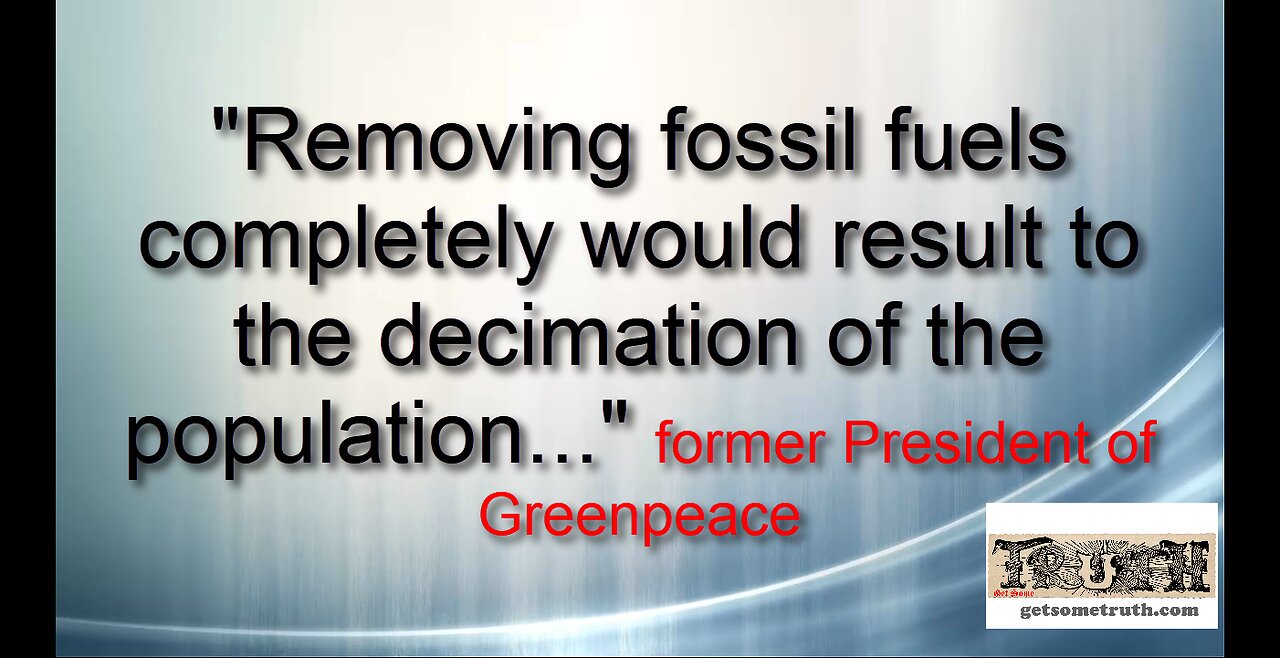 Removing Fossil Fuels is Nuts