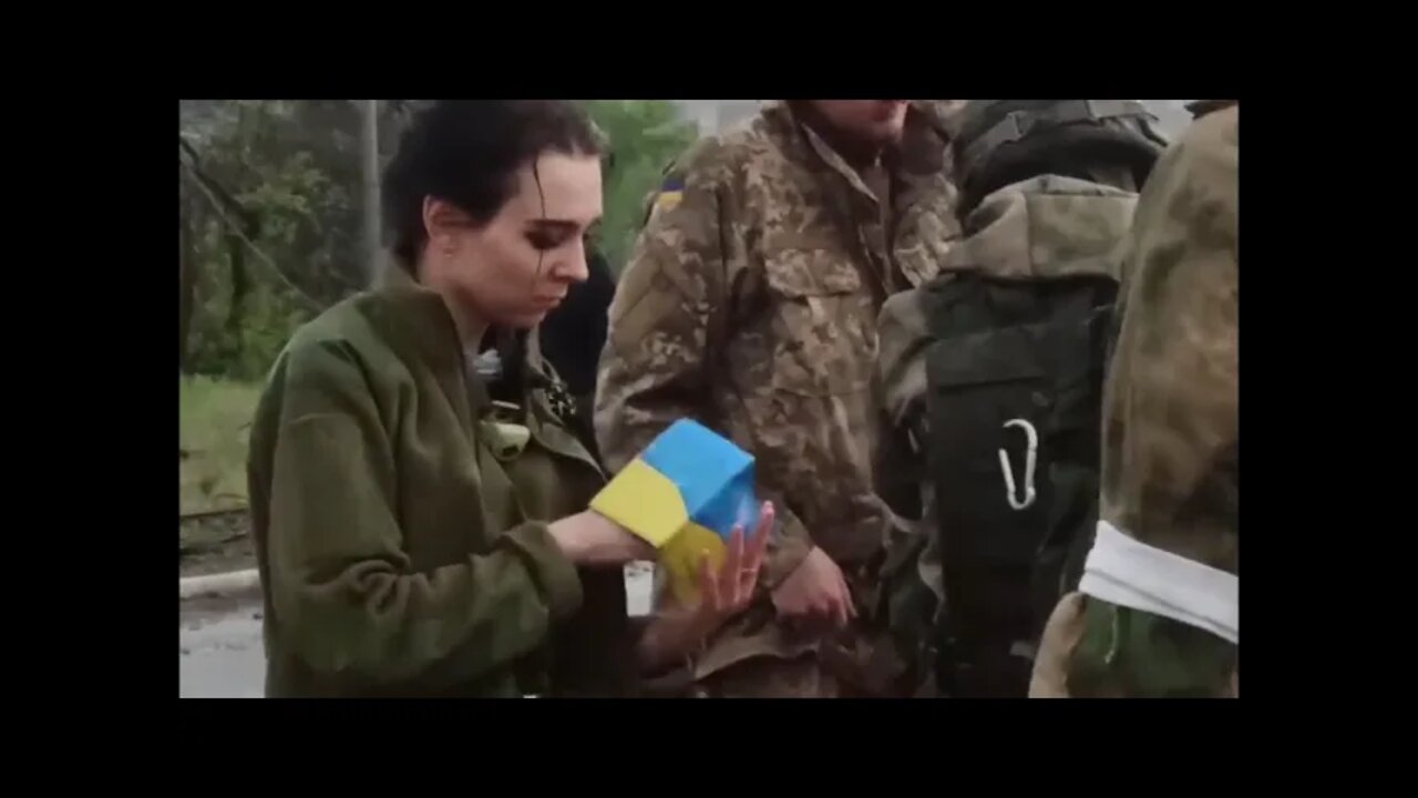 More Ukrainian soldiers surrendering from the besieged Azovstal plant to Russian forces!