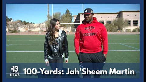 100-Yards: Get to know Vegas Vipers defensive lineman, Jah'Sheem Martin