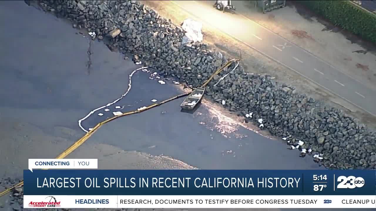 Largest oil spill in recent California history