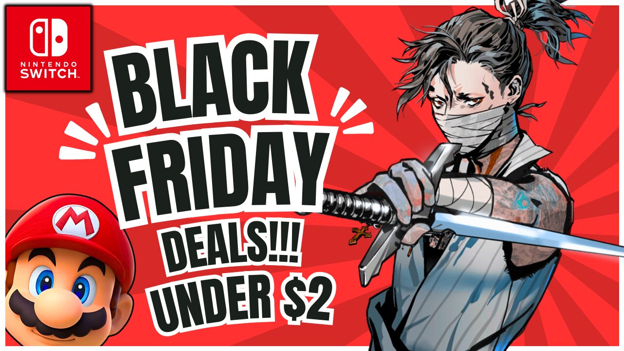 HUGE BLACK FRIDAY Nintendo Eshop Sale LIVE NOW! 20 GREAT DEALS UNDER $2!