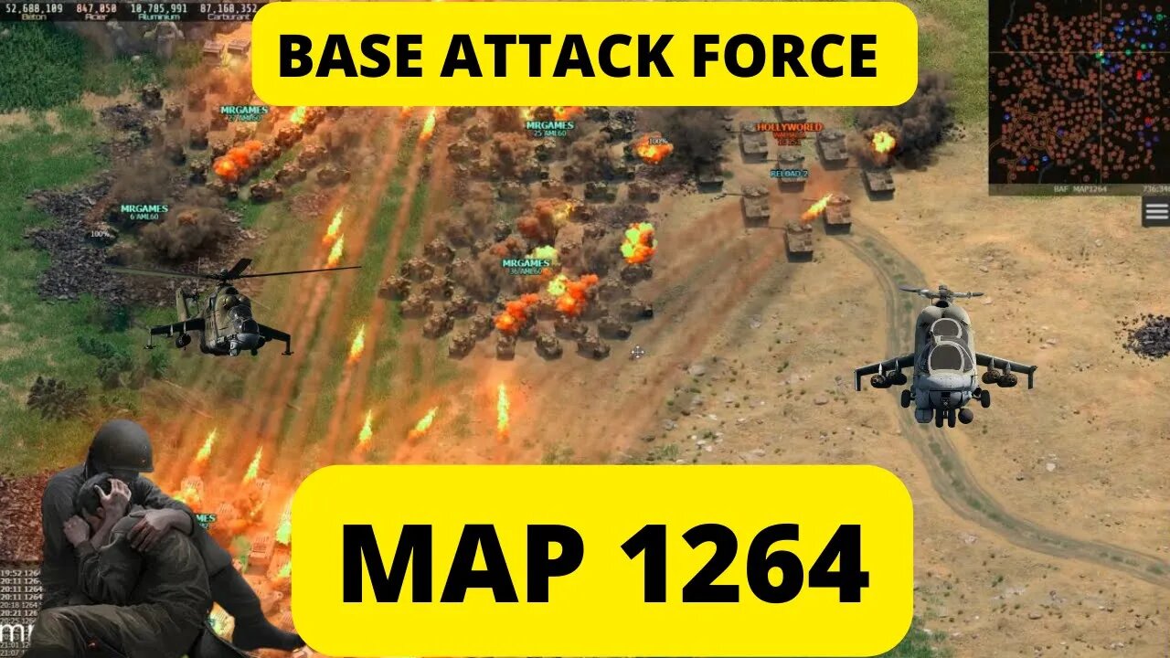 base attack force gameplay My first attack on the map 1264