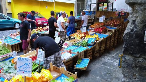 🇮🇹OS MERCADOS DO BAIRRO ESPANHOL - Napóles, Itália | GoEuropa