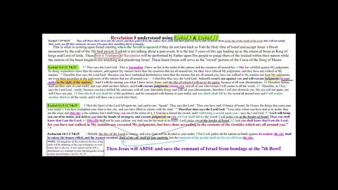 Revelation 8 understood by Ezekiel 5 & 11