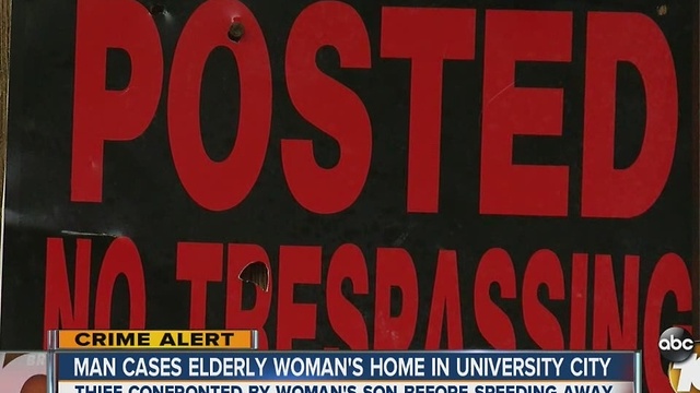 Man Confronts Thief Outside Mom's Home