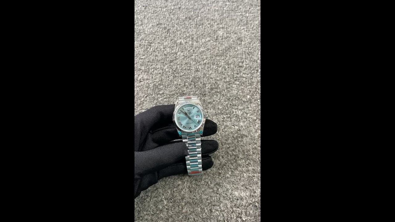 Rolex Daydate 36 Platinum GMF