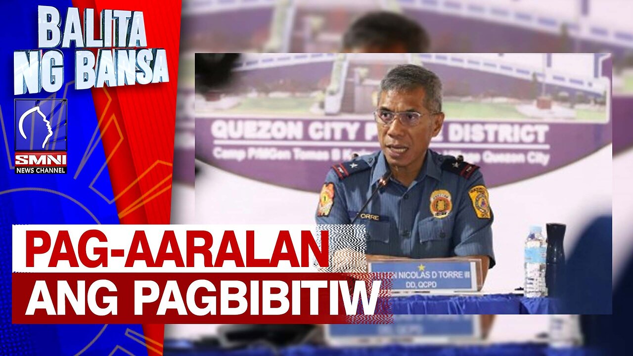 Pagbibitiw ni QCPD Chief Nicolas Torre, pag-aaralan pa ayon sa chief pnp