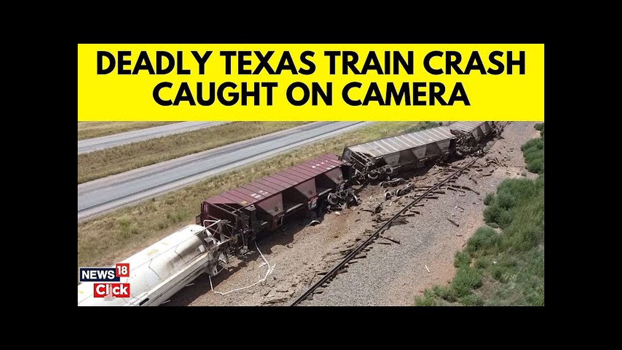 Texas Train Crash | Texas Train Derailment, 2 Killed And 3 Injured | US News Today | N18G