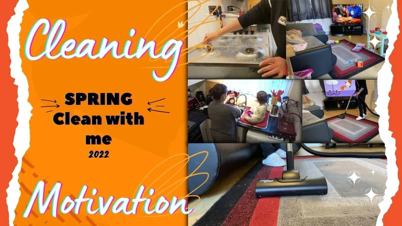 ✨SPRING CLEAN WITH ME PART 1✨/CLEANING MOTIVATION 2022//💖MOM LIFE💖