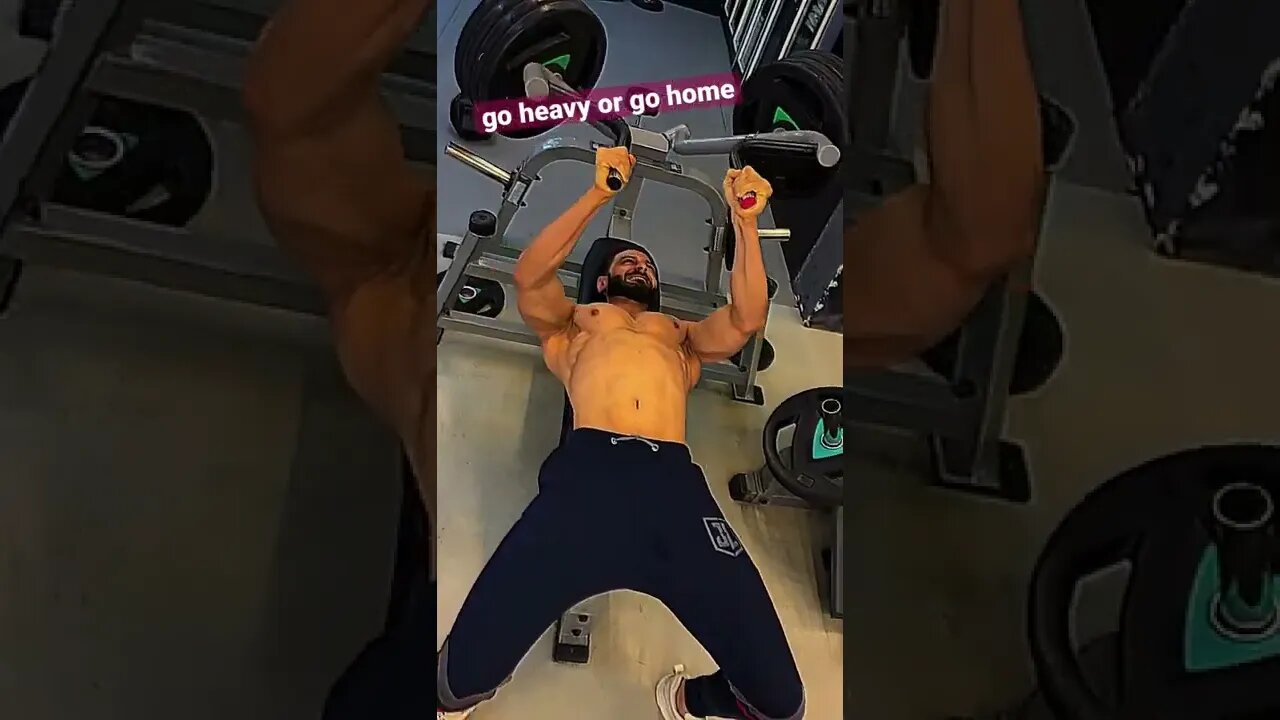 WANT PECS TO POP OUT - add lying chest press vertical grip #shorts #youtubeshorts