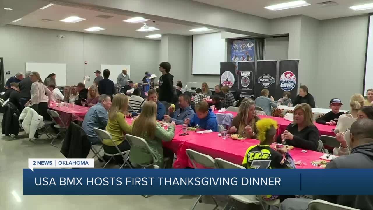 USA BMX hosts Thanksgiving dinner in Tulsa