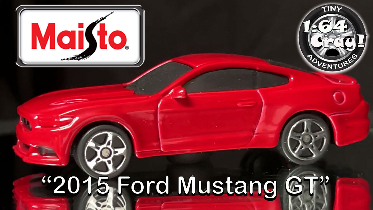 “2015 Ford Mustang GT”- in Red- Model by Maisto