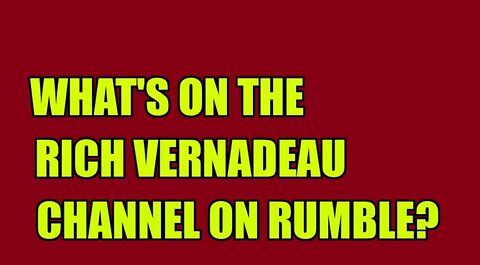 RICH VERNADEAU LIVE