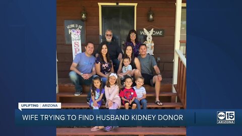 Flagstaff woman on mission to help husband find kidney donor