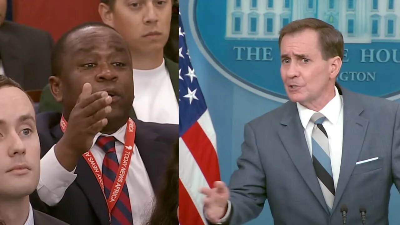 African Reporter Accuses Kirby of Undermining The First Black Press Secretary In HEATED EXCHANGE!