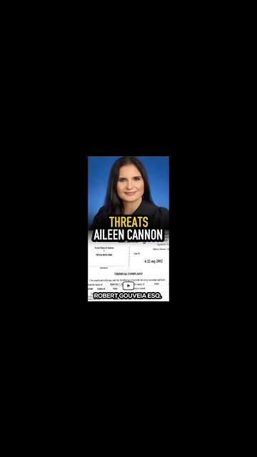Trump Judge Aileen Cannon Received THREATS #shorts