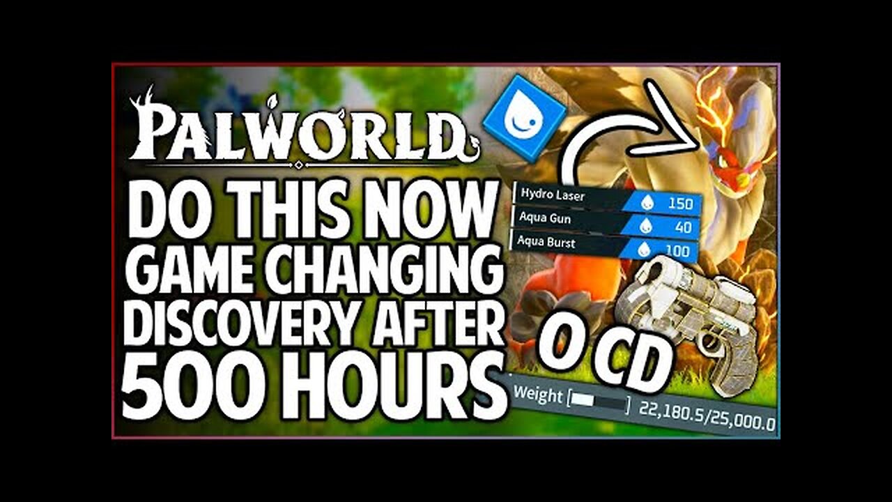 Palworld - New GAME CHANGING Secrets Found - 17 ADVANCED Tips After 500 Hours - Boss Glitch & More!
