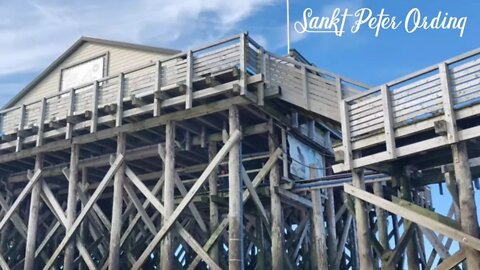 সেইন্ট পিটার অরডিং, জার্মানি। Sankt Peter-Ording, Germany.