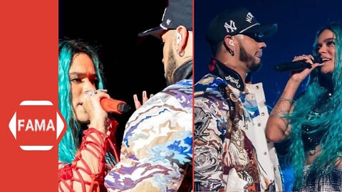 Anuel AA Sorprende A Karol G En Pleno Concierto En Puerto Rico!