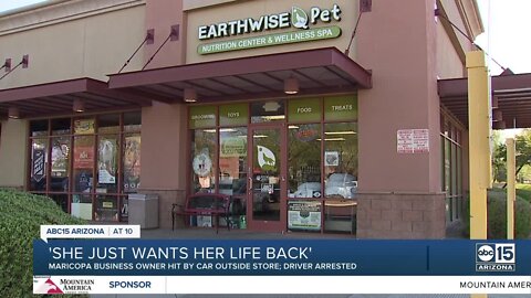 Maricopa pet supply owner recovering after hit by car