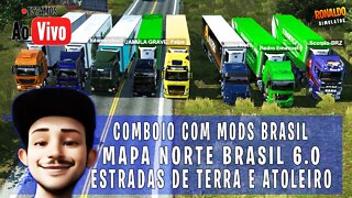 MAPA BRASILEIRO PARA EURO TRUCK SIMULATOR 2 COMBOIO COM MODS BRASILEIROS ETS2 1.42