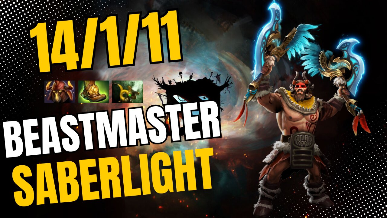 SabeRLight's Beastmaster Domination - 20-Minute Victory in Dota 2!