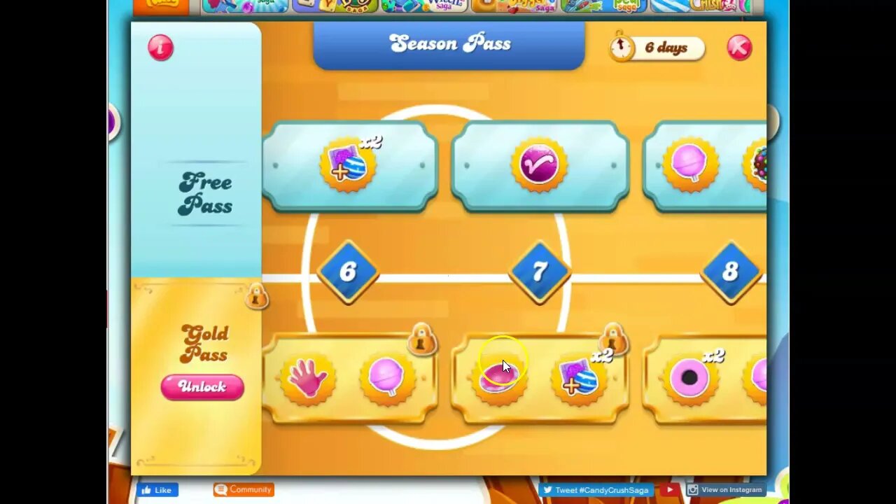 Special Event: Space Jam Season Pass in Candy Crush Saga