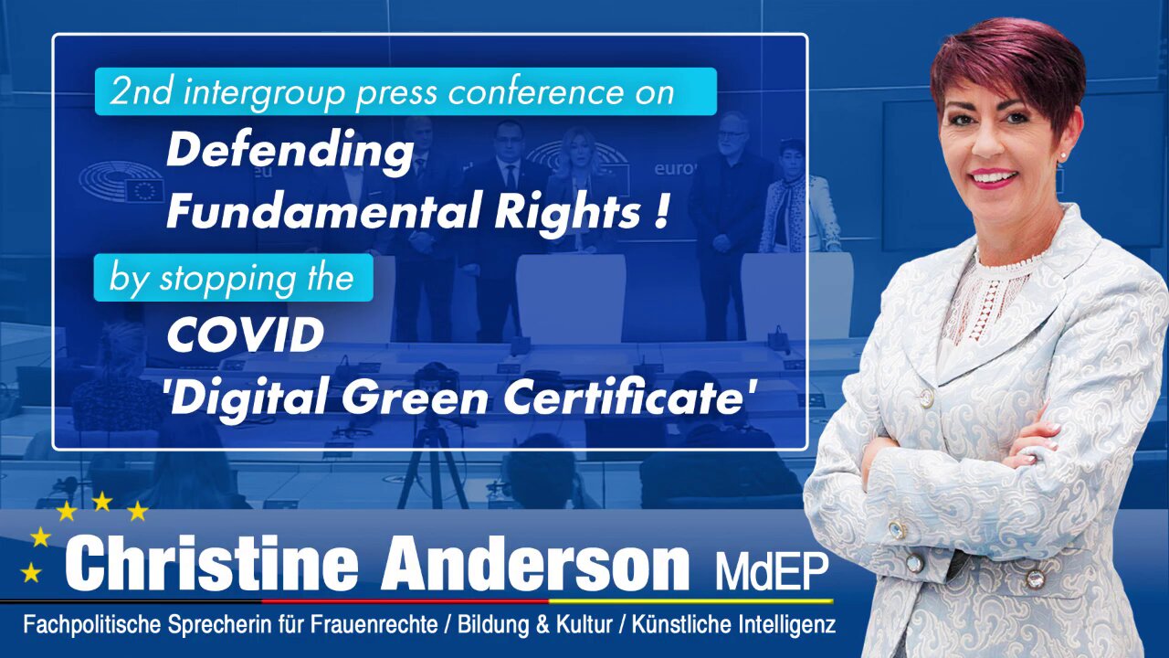 2nd intergroup press conference of EU MEPs: Stopping the COVID 'Digital Green Certificate'