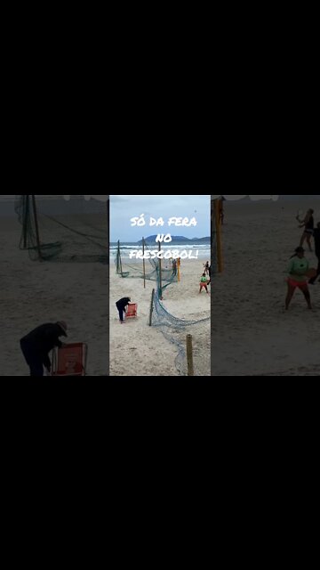 Só dá fera no Frescobol em Cabo Frio, RJ