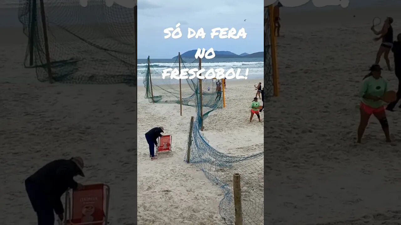 Só dá fera no Frescobol em Cabo Frio, RJ