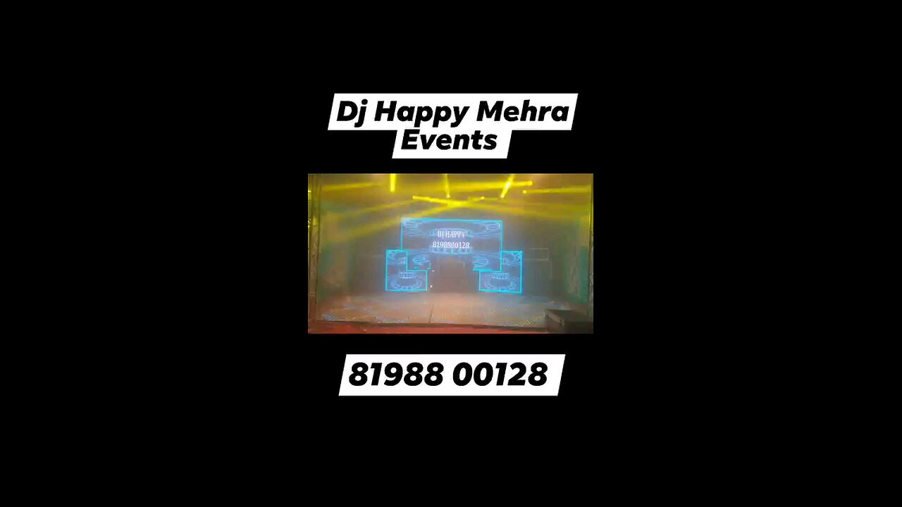 Dj Happy Mehra Events 81988-00128