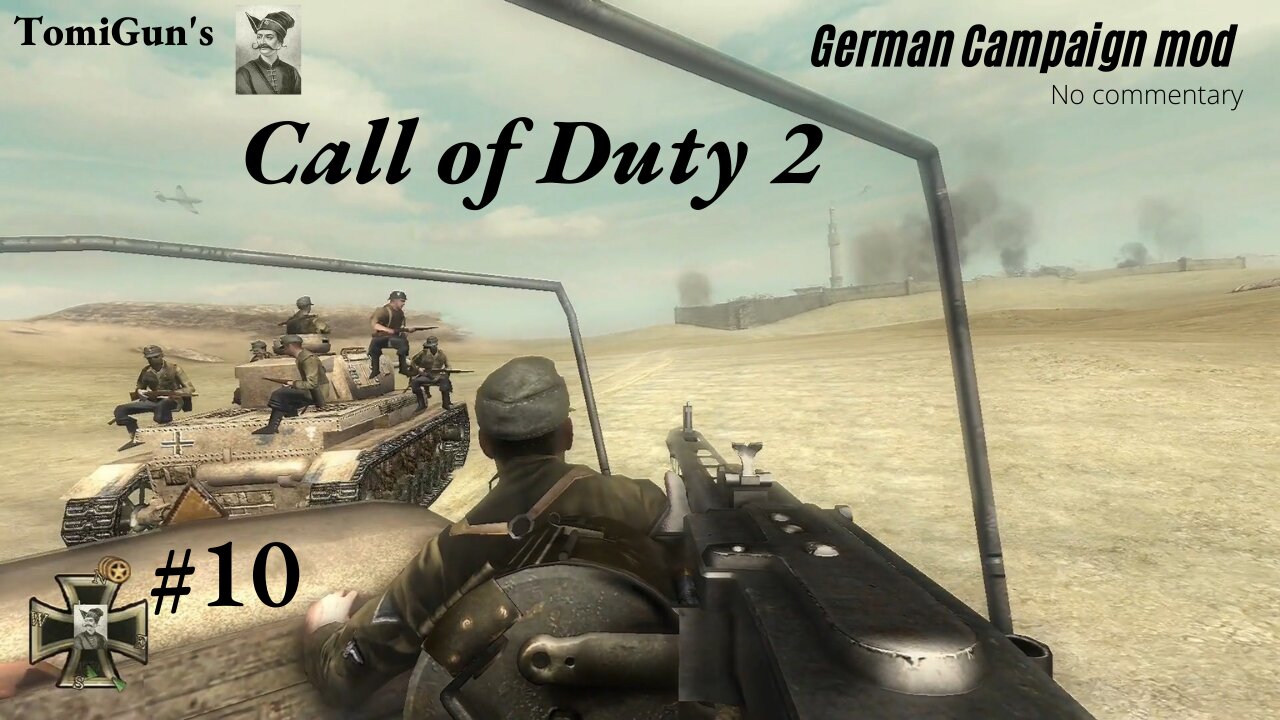 Call of Duty 2 - German Campaign mod series Part 10: The Siege of Alamein (max difficulty)