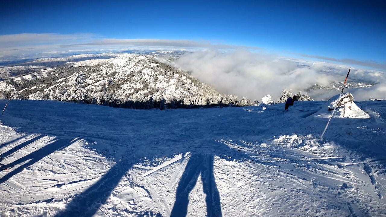 Bogus Basin Ski Resort ~ First Day On The NS Board