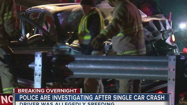 One dead in single-car accident on BA Expressway