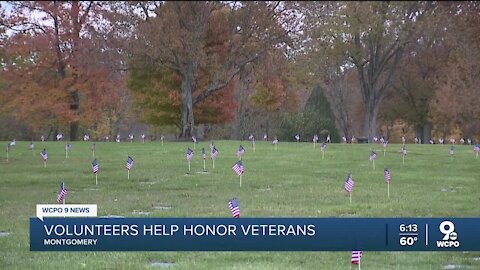 Volunteers help honor veterans