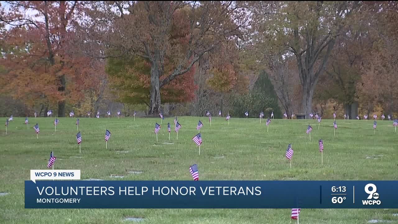 Volunteers help honor veterans