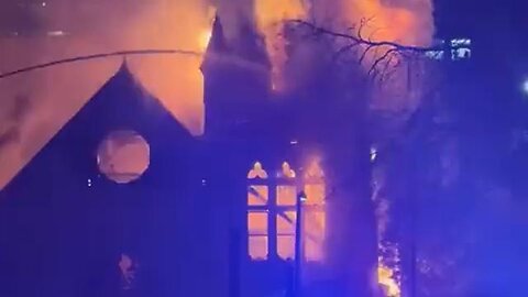 A trans activist burned down this 117 year old church in Portland. Cameron David Storer was Arrested