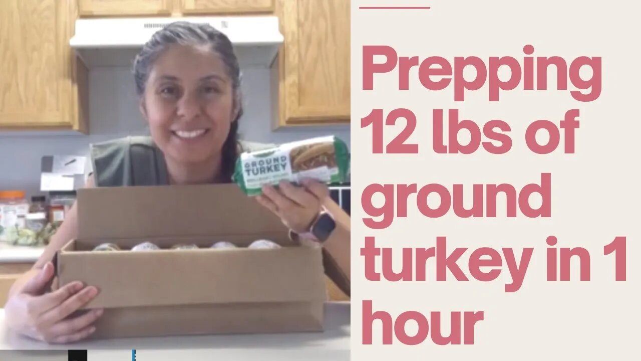 Ground Turkey freezer meal prep