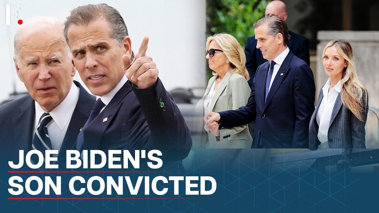 US President's Son Hunter Biden Convicted in Federal Gun Case, Faces Up to 25 Years