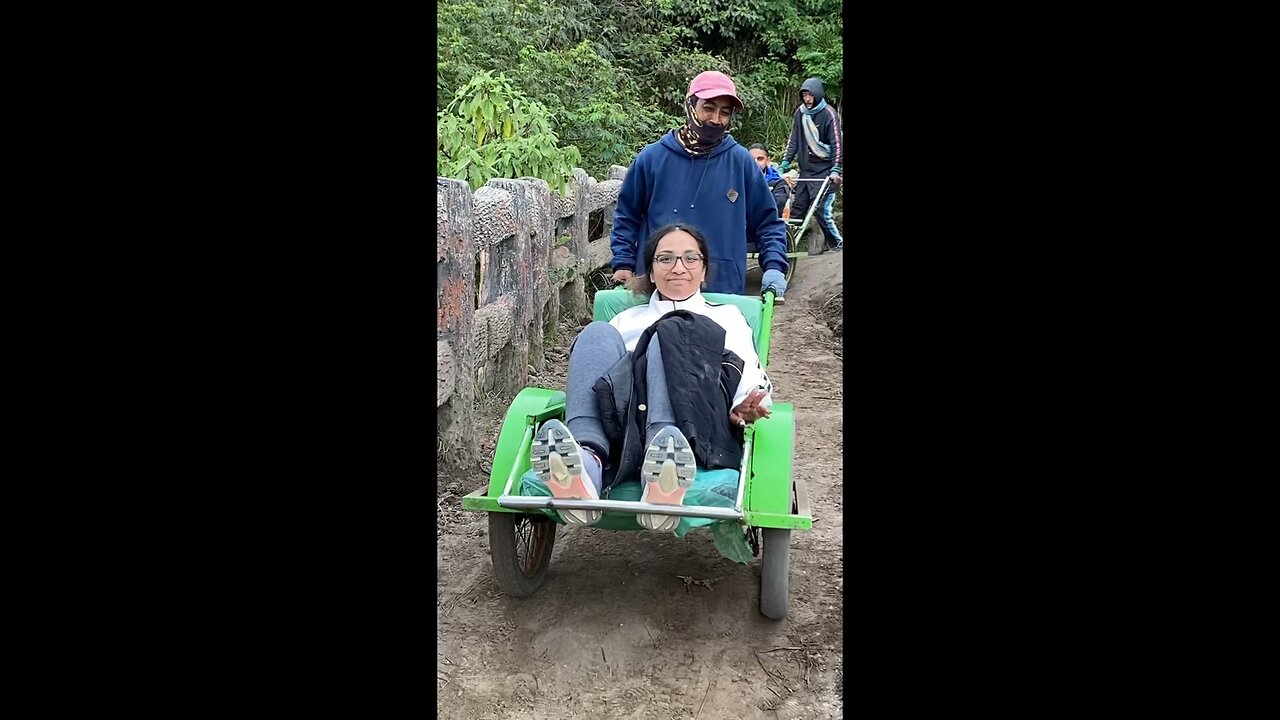 Volcano Taxi, Java, Indonesia