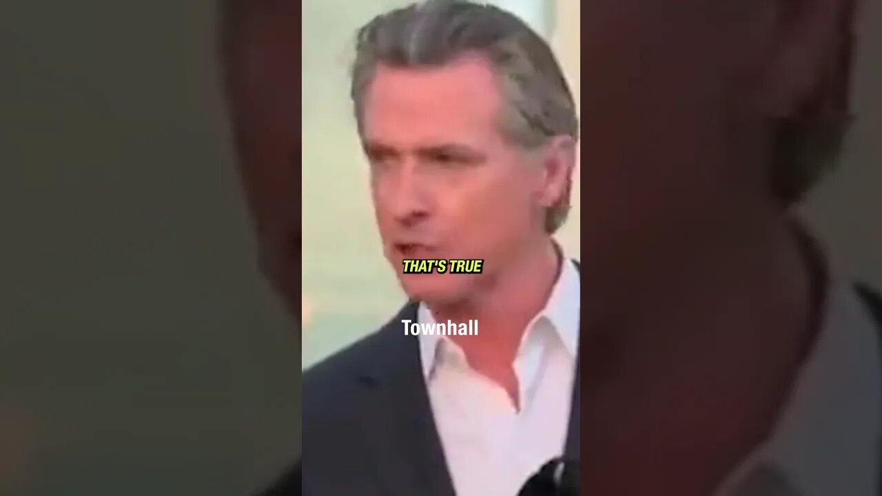 Gavin Newsom just FLAT OUT admitted this...